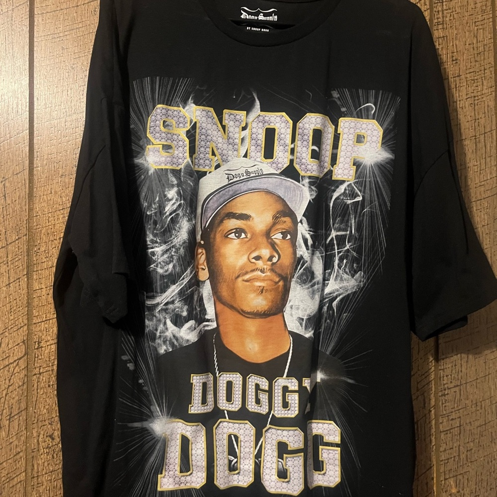 New! Dogg Supply SNOOP DOGGY DOGG Black Dog T-Shirt - Picture 4 of 5
